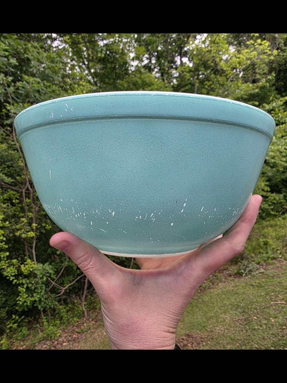 PYREX 403 Turquiose/ robins egg blue Bowl